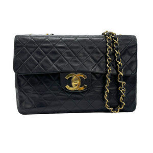 Chanel Big Matelasse Shoulder Bag Black